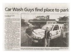 Kerry and Phil Hasenoehrl, the owners of the Car Wash Guys, a mobile detailing business, have teken over the former Annie's Auto Wash Building on Diagonal Street in Clarkston.